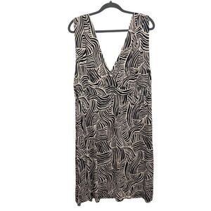 ann taylor loft black and white dress Ann Taylor LOFT Black & White Plaid Halter Neck Cotton Dress main image 0